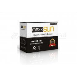 MEXXSUN Jel Akü 12V 100Ah