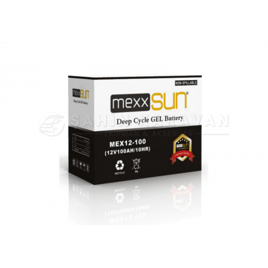 MEXXSUN Jel Akü 12V 100Ah