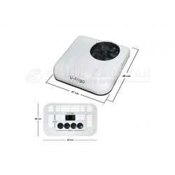 U Frigo Mini Araç Tavan Park Kliması