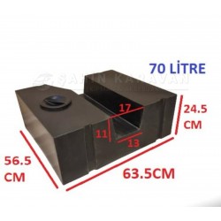 70LT Karavan Pis Su Deposu