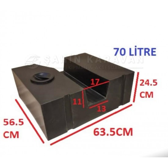 70LT Karavan Pis Su Deposu